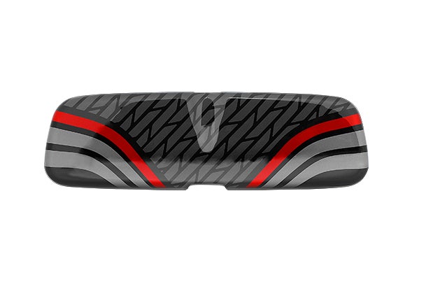 Manual IRVM Cover - Dark Stripes | New Swift (Z+/Z/V)