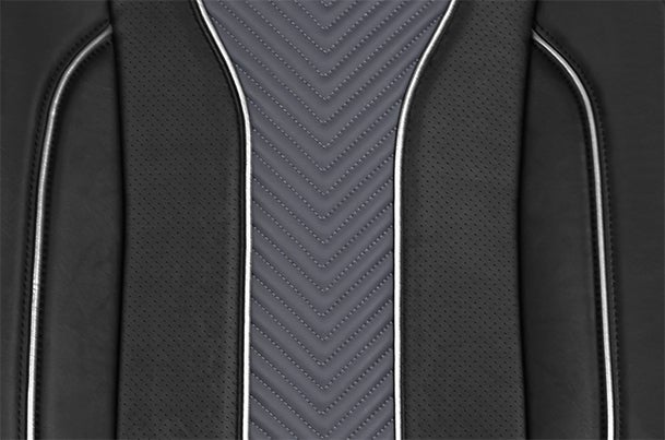 Seat Cover Premium Silver Lining Highlight | Alto K10 CNG (L/V/V+)