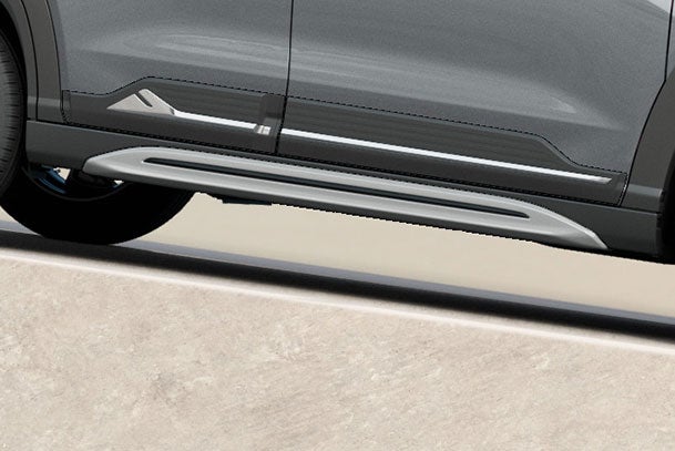 Side Skid Plate - Splendid Silver & Bluish Black | Victoris