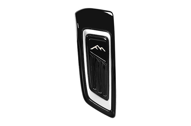 Front Door Garnish - Gloss Black & Premium Silver | Brezza
