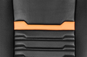 Seat Cover Sunset Orange Grooves Finish | Alto K10
