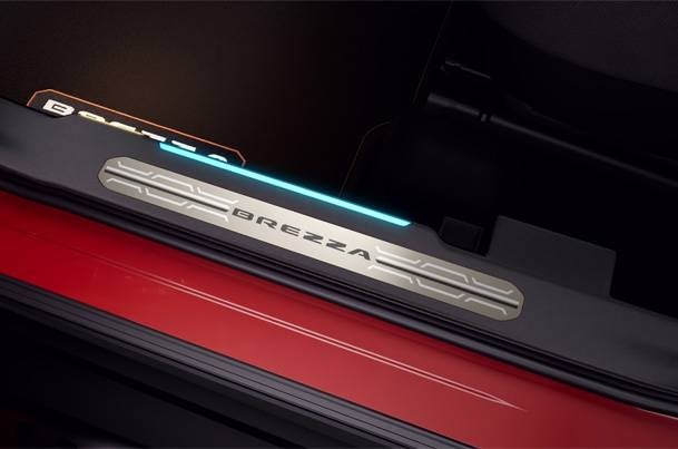 Door Sill Guard Ambient light - 4 Door | Brezza (L,V Variants)