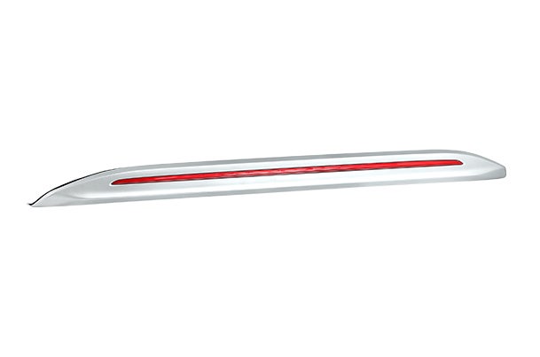 Side Skid Plate - Splendid Silver & Sizzling Red | Victoris