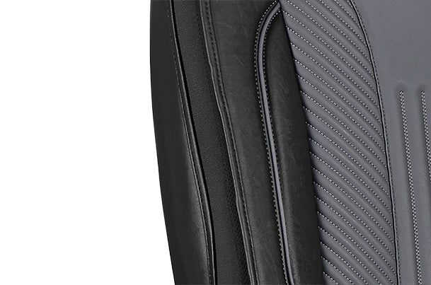 Seat Cover Premium Grey Lining Wing Finish | WagonR (L)