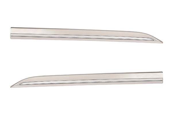 Body Side Moulding - Silver Finish with Chrome Insert | New Brezza (All Variants)
