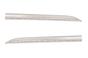 Body Side Moulding - Silver Finish with Chrome Insert | New Brezza (All Variants)