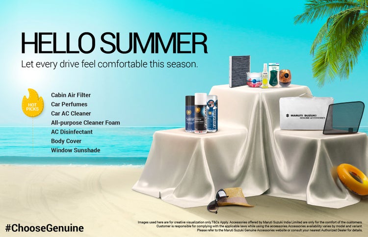 Summer Accessories Offer Banner