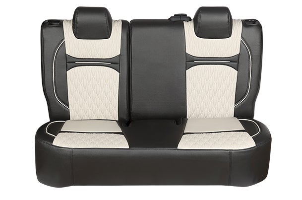 Seat Cover Beige Dew Drops Black Highlight | WagonR (V/Z/Z+)