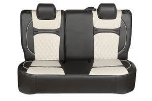 Seat Cover Beige Dew Drops Black Highlight | WagonR (V/Z/Z+)