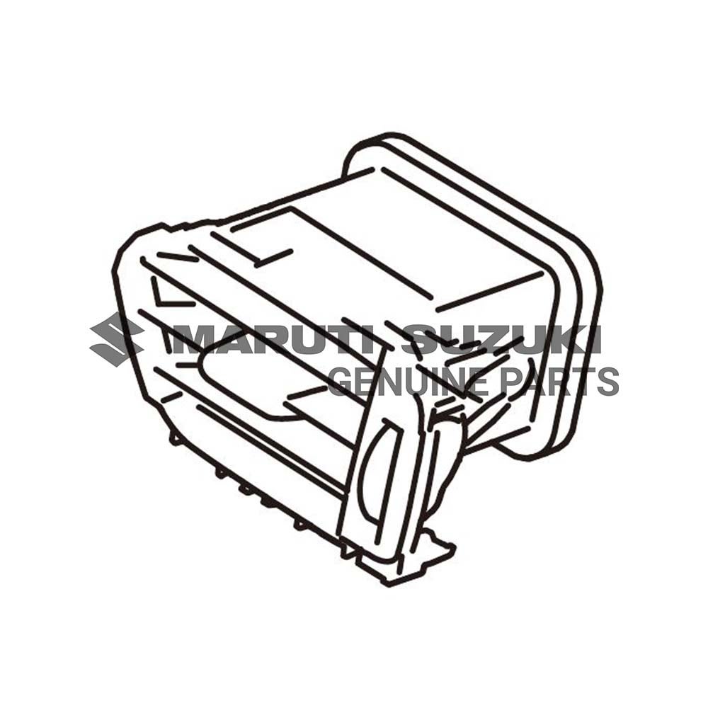 LOUVER COMPONENT_SIDE VENT RIGHT (BLACK)