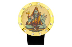 Dashboard Frame - Shiva (Metallic) 24k Gold Plated