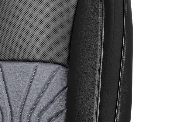 Seat Cover Grey Vector Lining Finish | EECO (6 Seater)