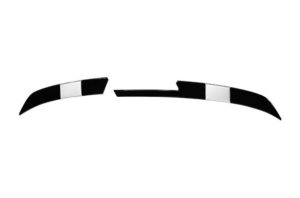 Rear Upper Spoiler Extender - Gloss Black & Premium Silver Finish | Brezza