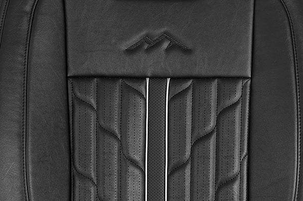 Premium Expedition Silver Finish Seat Cover | Brezza (V Variant)