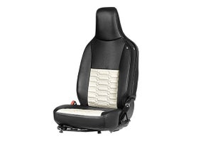 Seat Cover Cross-Beam Beige Finish | EECO (5 Seater)