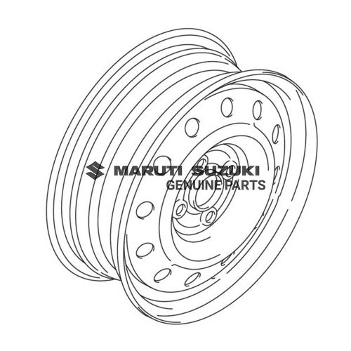 WHEEL COMPONENT(14X5J)(BLACK)