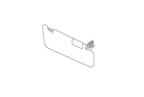 SUNVISOR ASSEMBLY LEFT HAND SIDE (GRAY)
