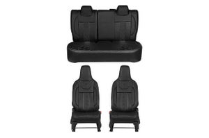 Seat Cover 3D Black Emboss Finish |WagonR (V/Z/Z+)