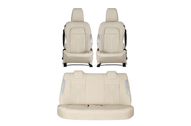 Seat Cover Luxe Silver Waveflow Finish | New Dzire (L Variant)