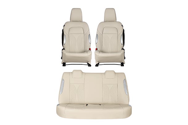 Seat Cover Luxe Silver Waveflow Finish | New Dzire (L Variant)