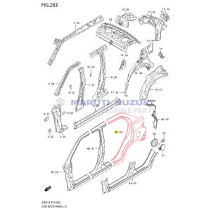SIDE BODY PANEL (QUARTER PILLAR - RIGHT)