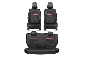 Red Arcade Highlight Seat Cover | New Swift (V/ L Variant)