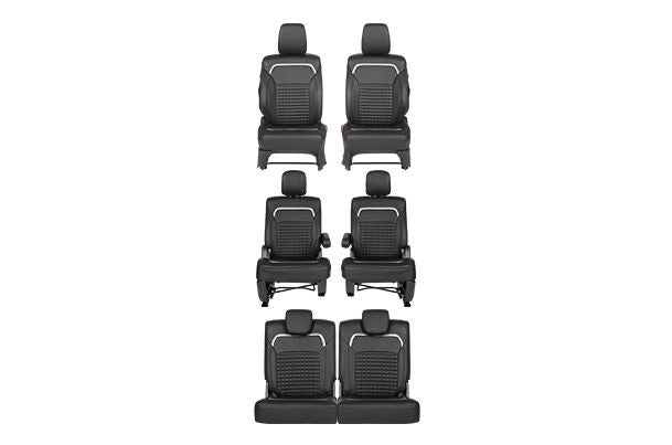 Seat Cover Silver Lining Finish | XL6 (Zeta Variant)