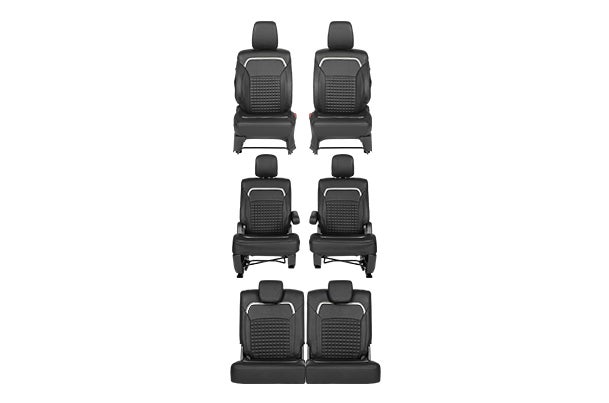 Seat Cover Silver Lining Finish | XL6 (Zeta Variant)