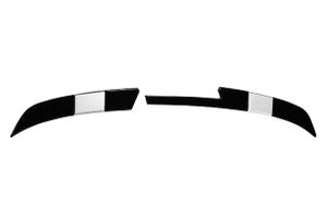 Rear Upper Spoiler Extender - Gloss Black & Premium Silver Finish | Brezza