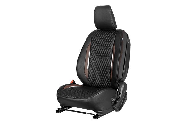 Seat Cover Premium Brown Finish Prism| Brezza (Z+/Z/V  Variant)