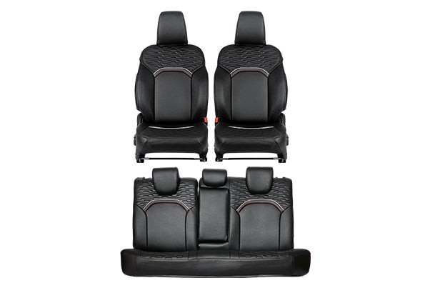 Seat Cover Bevel Brown Lining Finish | Grand Vitara (Sigma Delta Delta+ Variant)