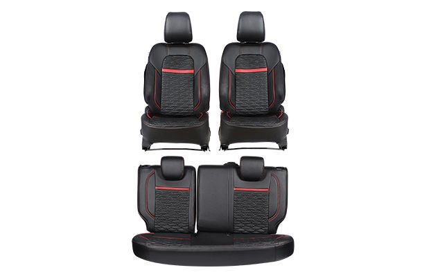 Red Arcade Highlight Seat Cover | New Swift (Z+/ Z Variant)