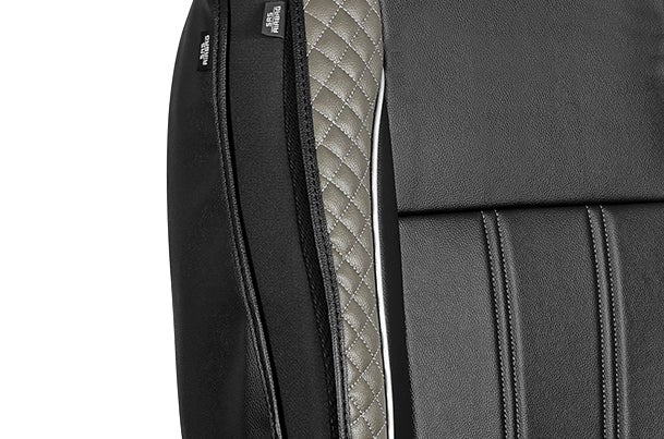 Seat Cover Woods Terrain Greige Liner| Brezza (Z+/Z/V Variant)