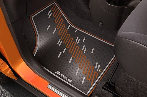 Designer Mat (Orange & White) | S-Presso