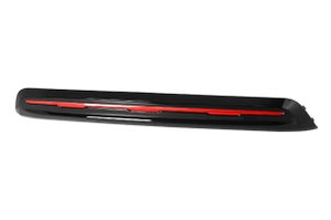 Rear Skid Plate - Bluish Black & Sizzling Red | Victoris