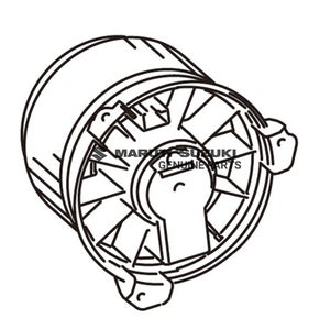MOTOR SUB-ASSY_BLOWER W/FAN