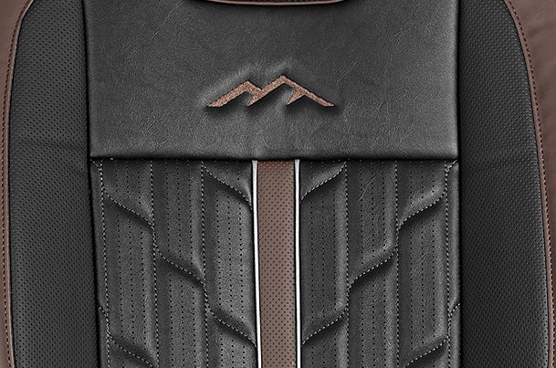 Seat Cover Premium Expedition Brown Finish| Brezza (Z+/Z/V Variant)