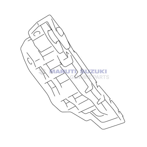 REAR BUMPER HOLDER (RIGHT)
