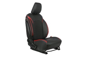 Power Scales Red Finish Sleeve Seat Cover | Fronx
