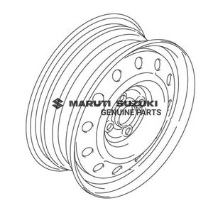 WHEEL COMPONENT(14X5J)(SILVER)
