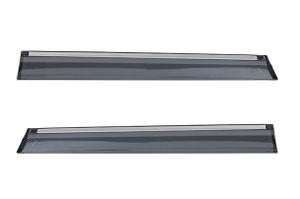 Door Visor - Smoke Chrome Insert | Brezza