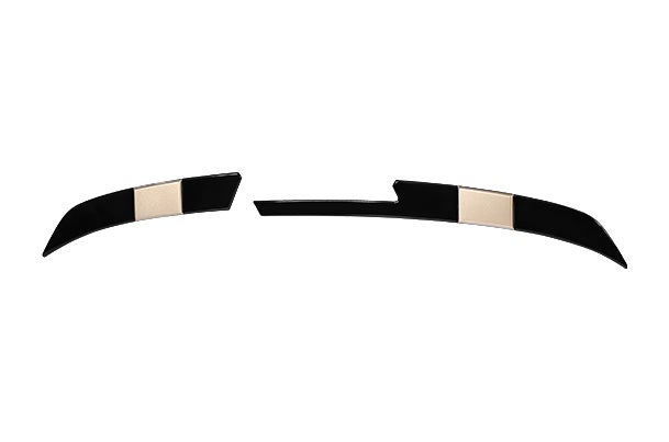 Rear Upper Spoiler Extender - Gloss Black & Sherwood Brown Finish | Brezza