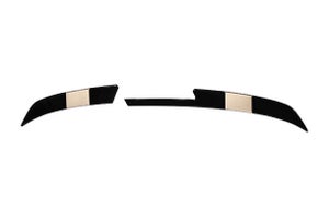 Rear Upper Spoiler Extender - Gloss Black & Sherwood Brown Finish | Brezza