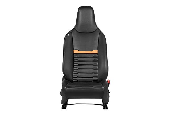 Seat Cover Sunset Orange Grooves Finish | Alto K10