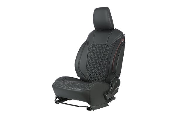 Crystal Cross Black Finish Sleeve Seat Cover | Fronx
