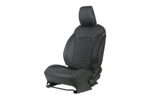 Crystal Cross Black Finish Sleeve Seat Cover | Fronx