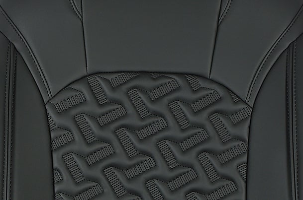 Crystal Cross Black Finish Sleeve Seat Cover | Fronx