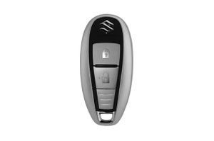 Key Cover - Oval Smart Key (Silver)