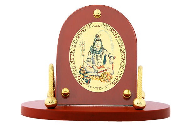 Dashboard Frame - Shiva (Royal MDF) 24k Gold Plated