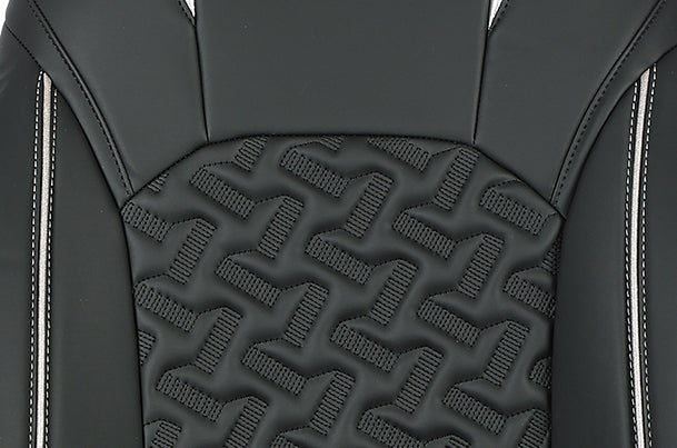 Crystal Cross Silver Finish Sleeve Seat Cover | Fronx